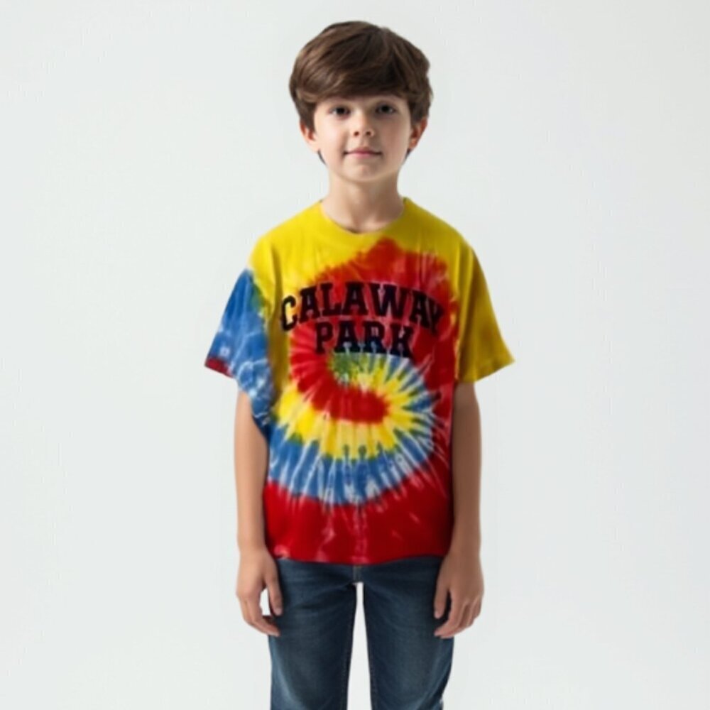 Calaway park youth tie dye  shirt size M